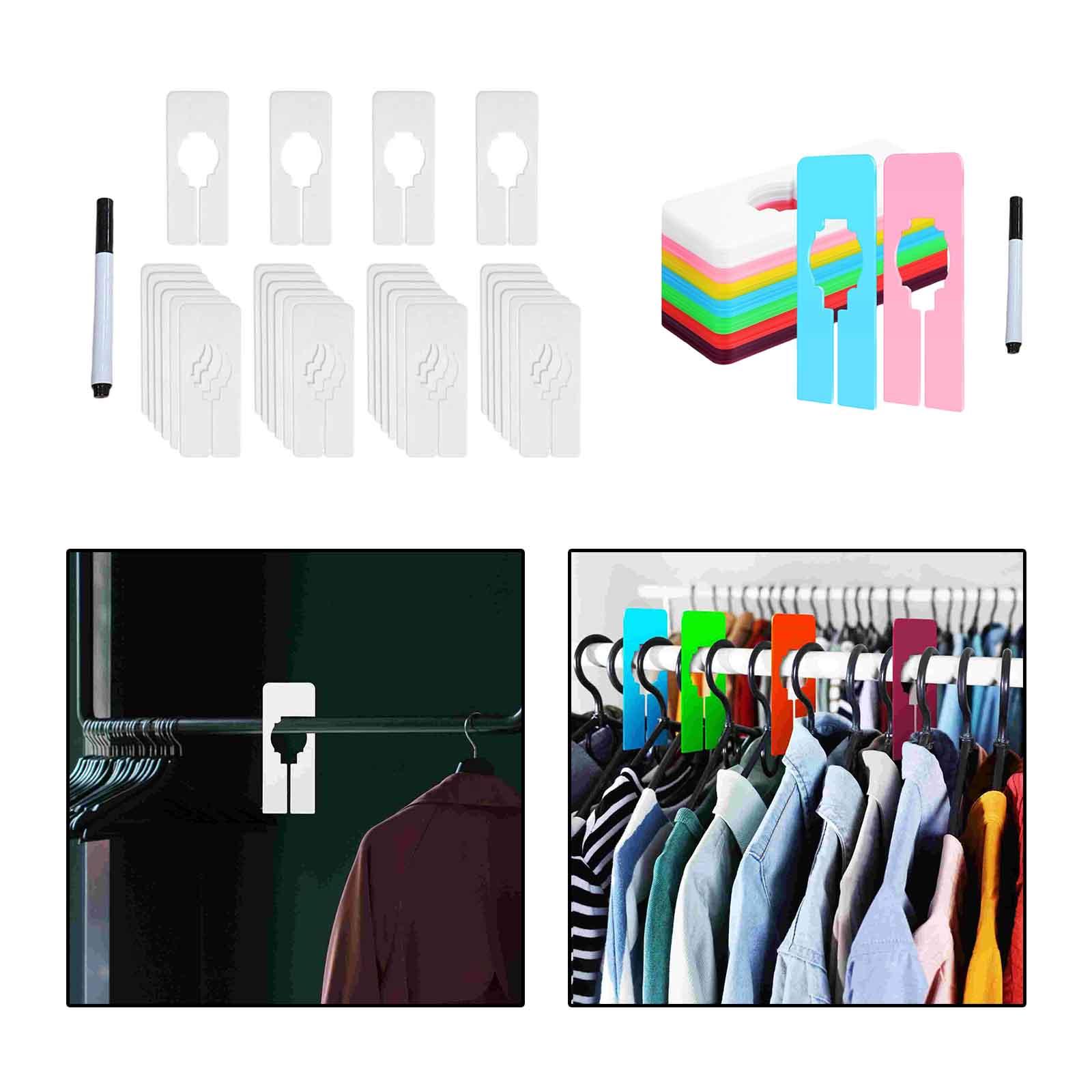 Baby Clothing Hanging Rack - 28x Clothing Size Closet Rack Dividers