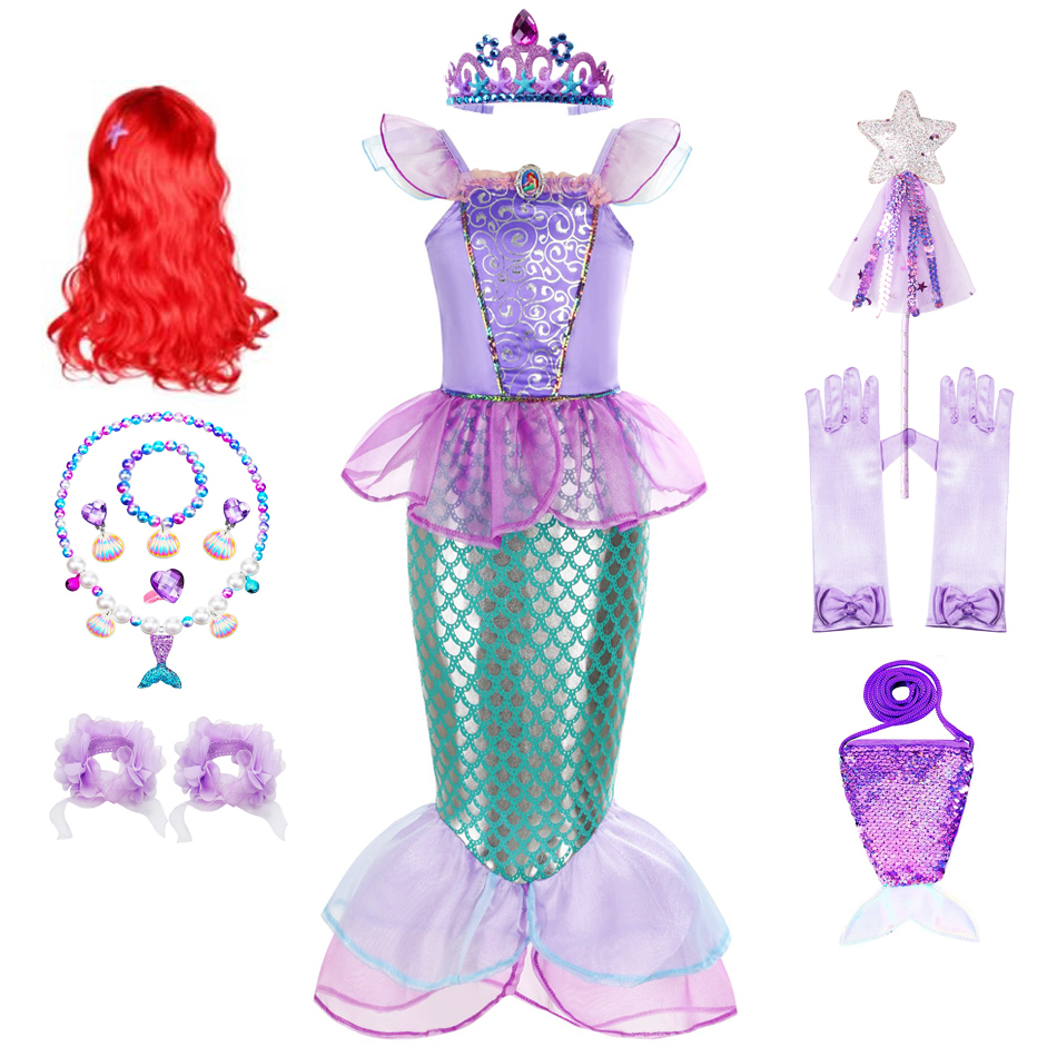 Baby Clothing Size - Mermaid Costume For Girls Halloween Dress