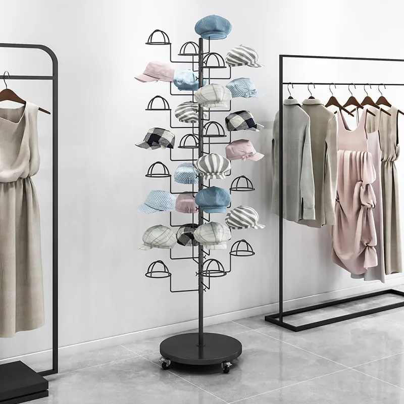Baby Clothing Hanging Rack - Hat display stand Floor-to-ceiling women's clothing