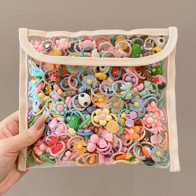 Newborn Gift Set - 50 Pcs Girls Cartoon Fruit Animal