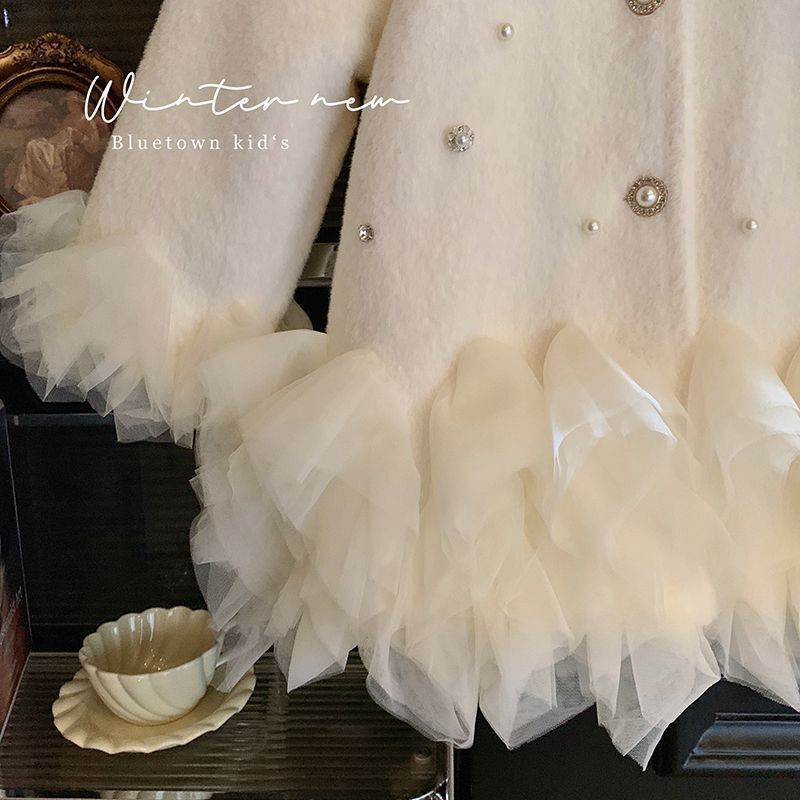 Girls' Furry Princess Mesh Coa - Baby Clothing Quilt review and price