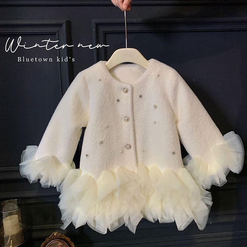 Girls' Furry Princess Mesh Coa - Baby Clothing Quilt review and price