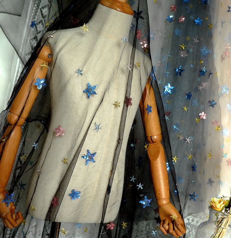 50x150cm Embroidered Star Net  - Baby Clothing Organic review and price