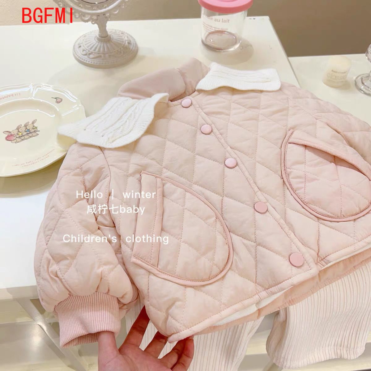 Girls Pink Velvet Inner Cotton - Baby Clothing Quilt review and price