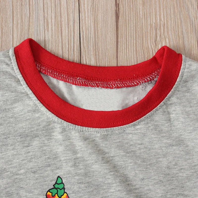 Gray Santa Claus Print Kids Pa - Baby Clothing For Girls review and price