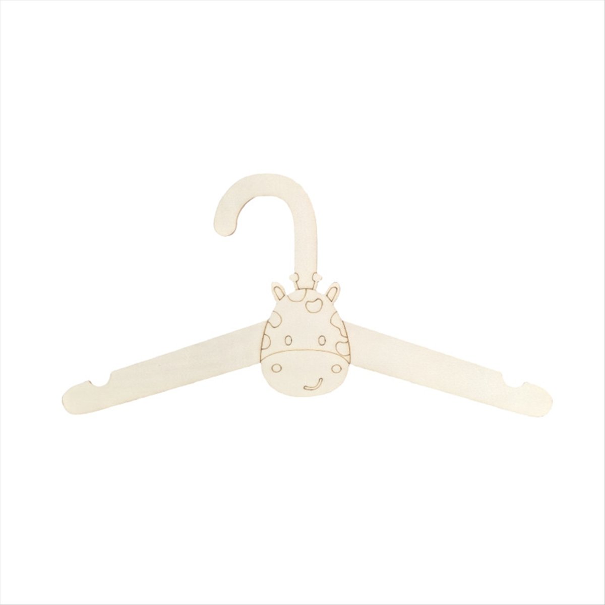 ABJS 20PCS Cute Wooden Clothes - Baby Clothing Hanging Rack review and price