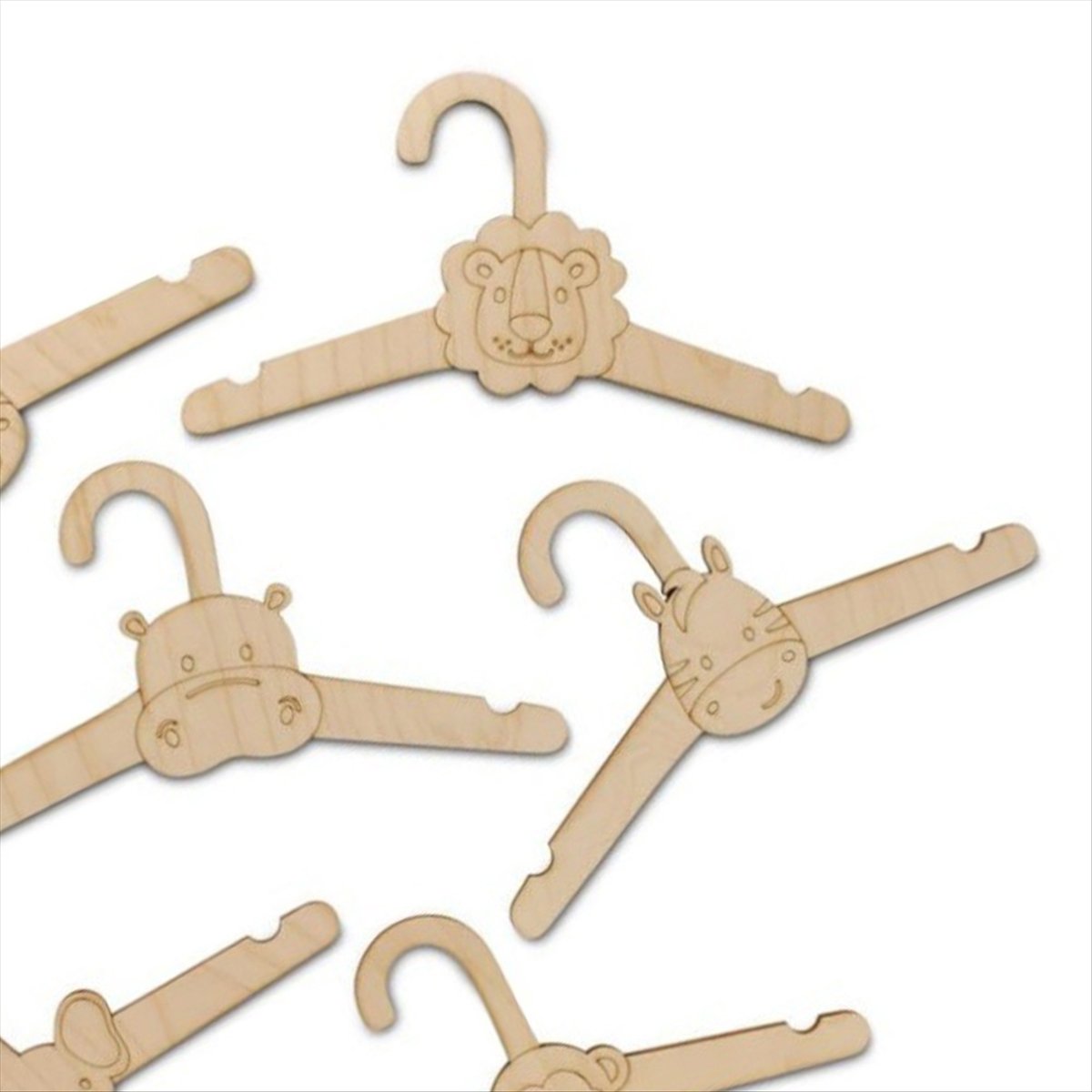 ABJS 20PCS Cute Wooden Clothes - Baby Clothing Hanging Rack review and price