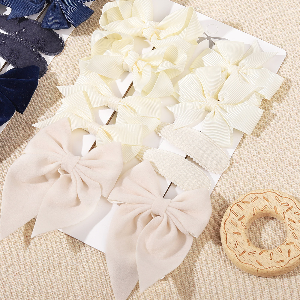 10Pcs/set Bows Hair Clip Set f - Newborn Gift Set review and price
