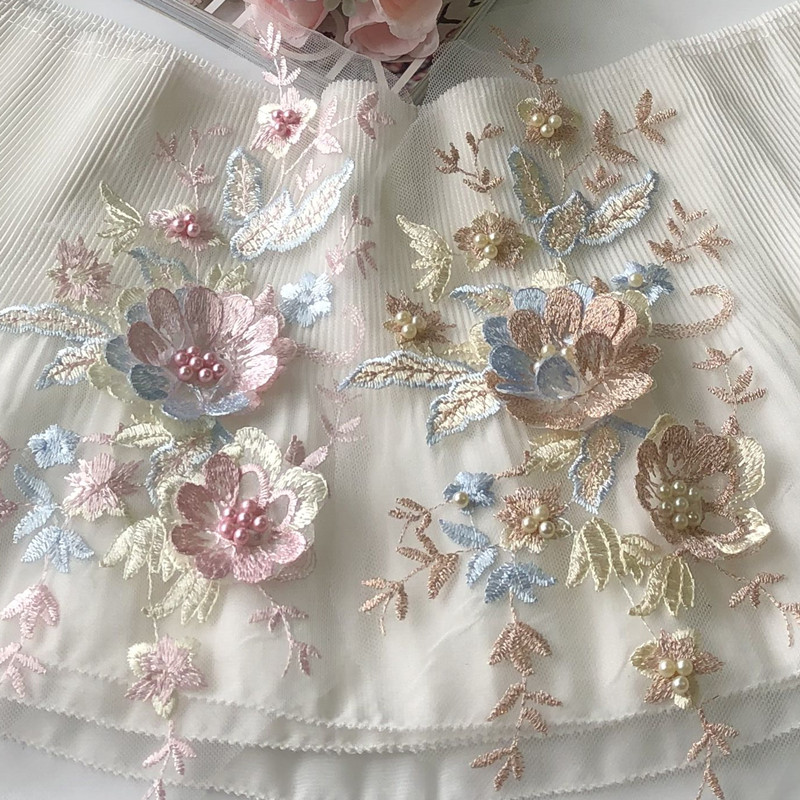 1Pcs Lace Patch Mesh Net Embro - Baby Clothing Sewing review and price
