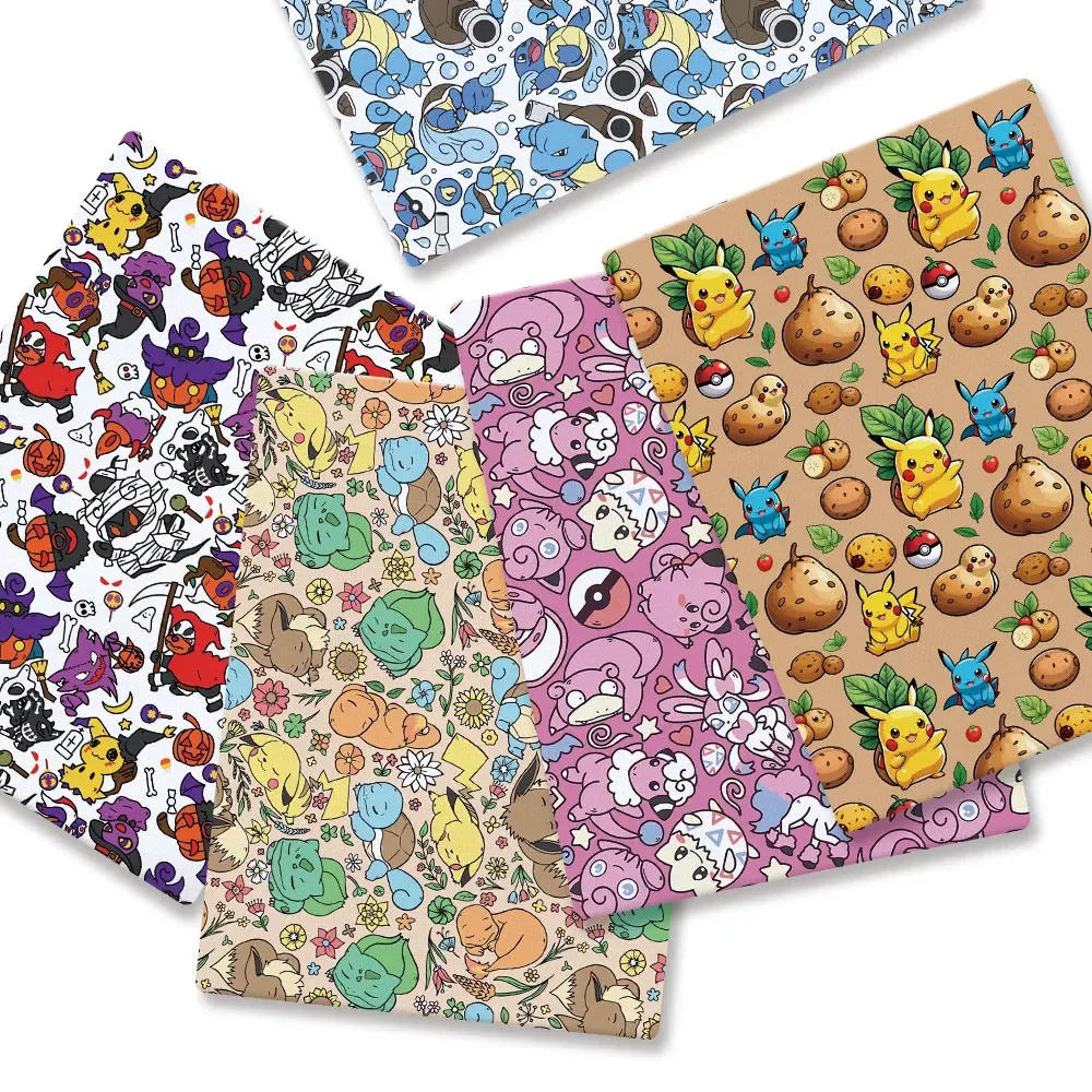 Pokemon Cartoon Fabric140*50cm - Baby Clothing Sewing review and price