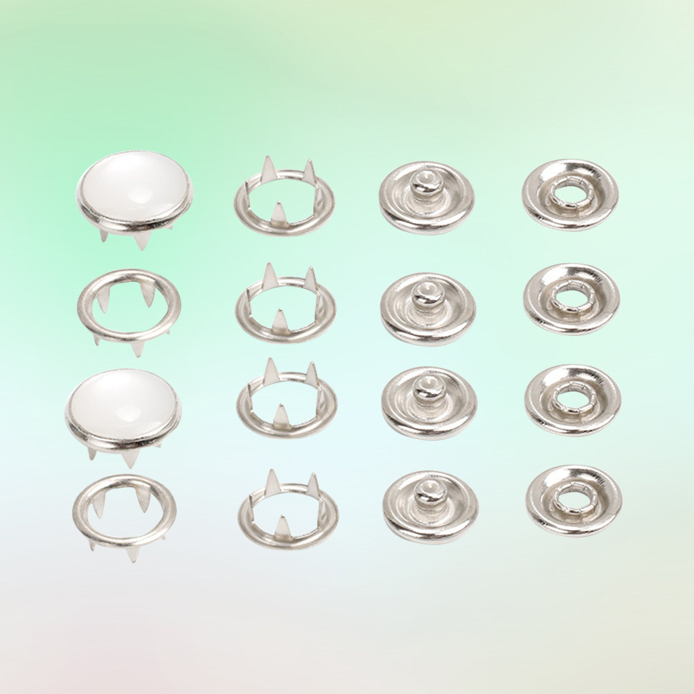 100Pcs Five Claw Snap Buttons  - Baby Clothing Sewing review and price