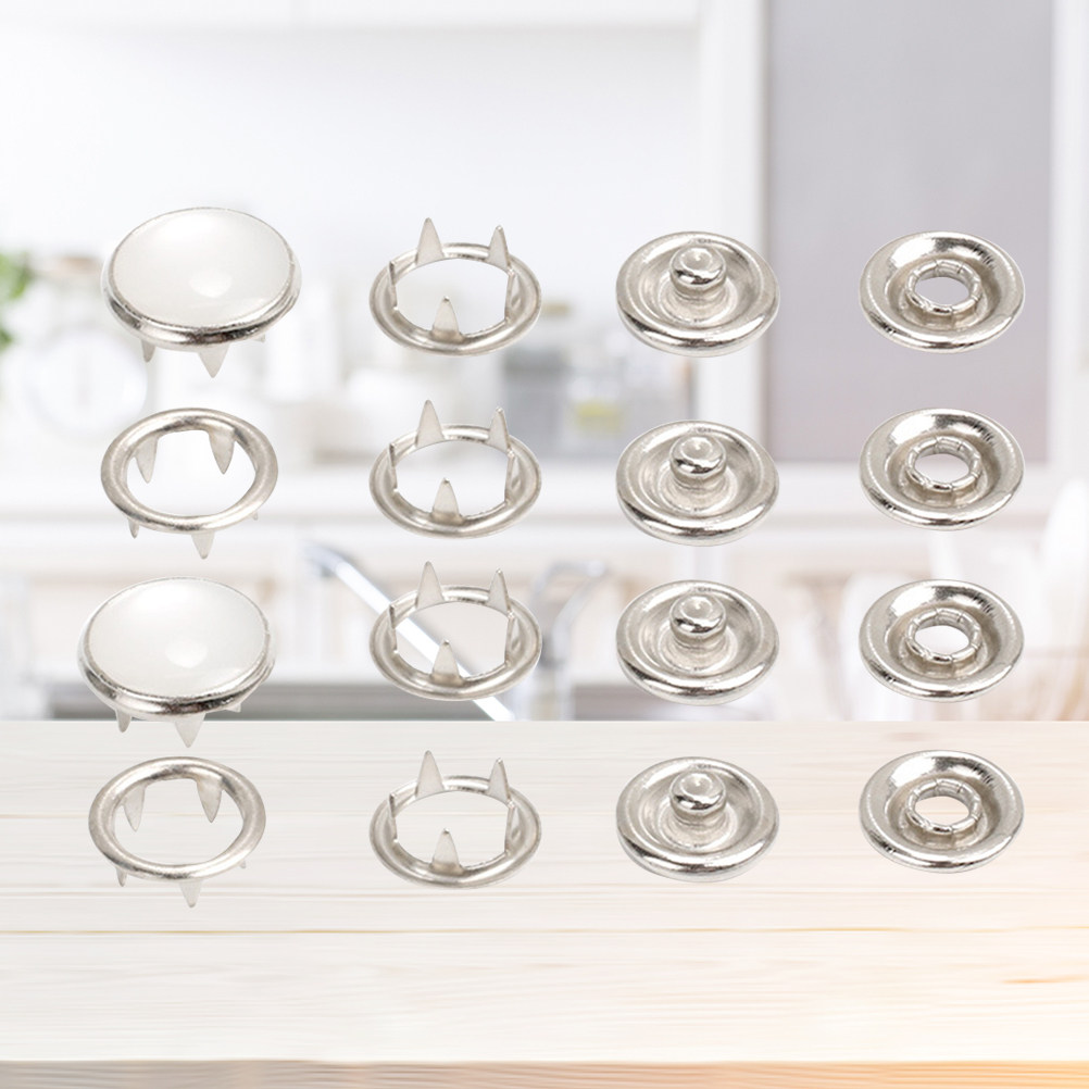 100Pcs Five Claw Snap Buttons  - Baby Clothing Sewing review and price