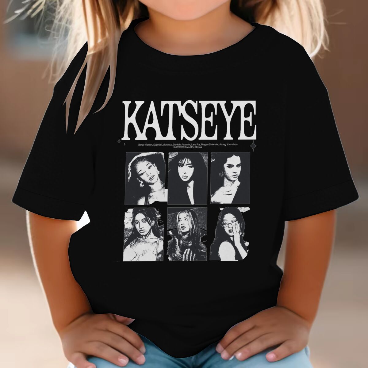 KATSEYE Print Summer Tops Girl - Baby Clothing Crochet review and price