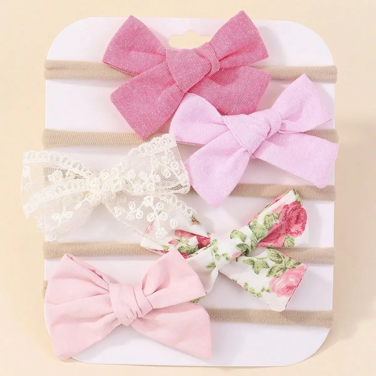 5Pcs/Set Baby Elastic Headband - Newborn Gift Set review and price