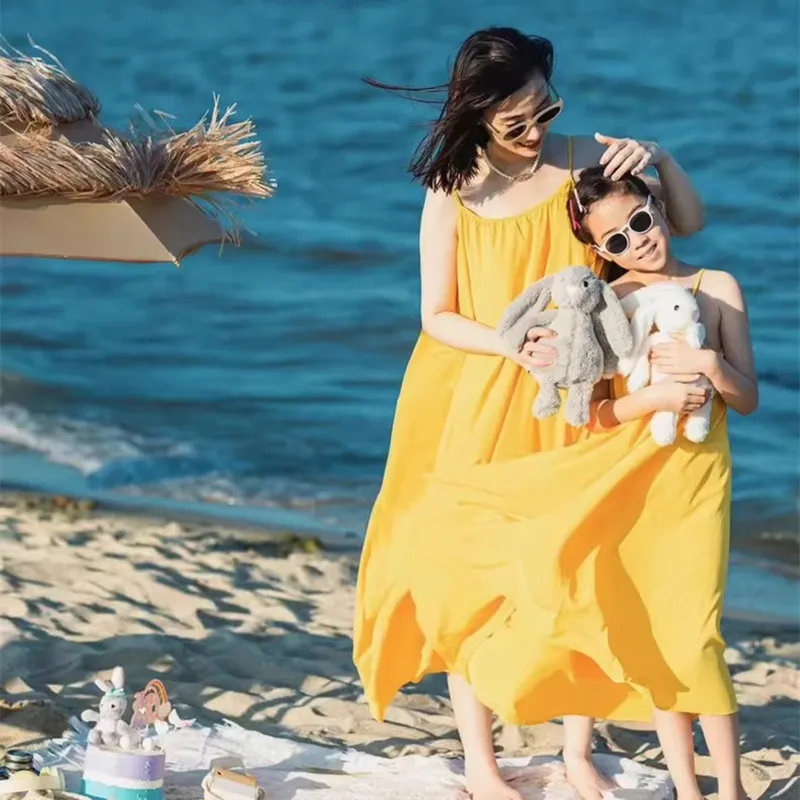 Mother and Daughter Matching B - Baby Yellow Clothing Women review and price