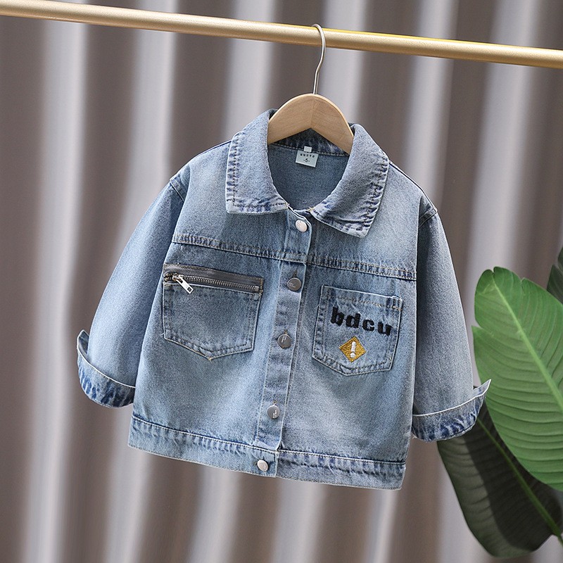 Cute Style Baby Child Denim Ja - Baby Clothing Size review and price