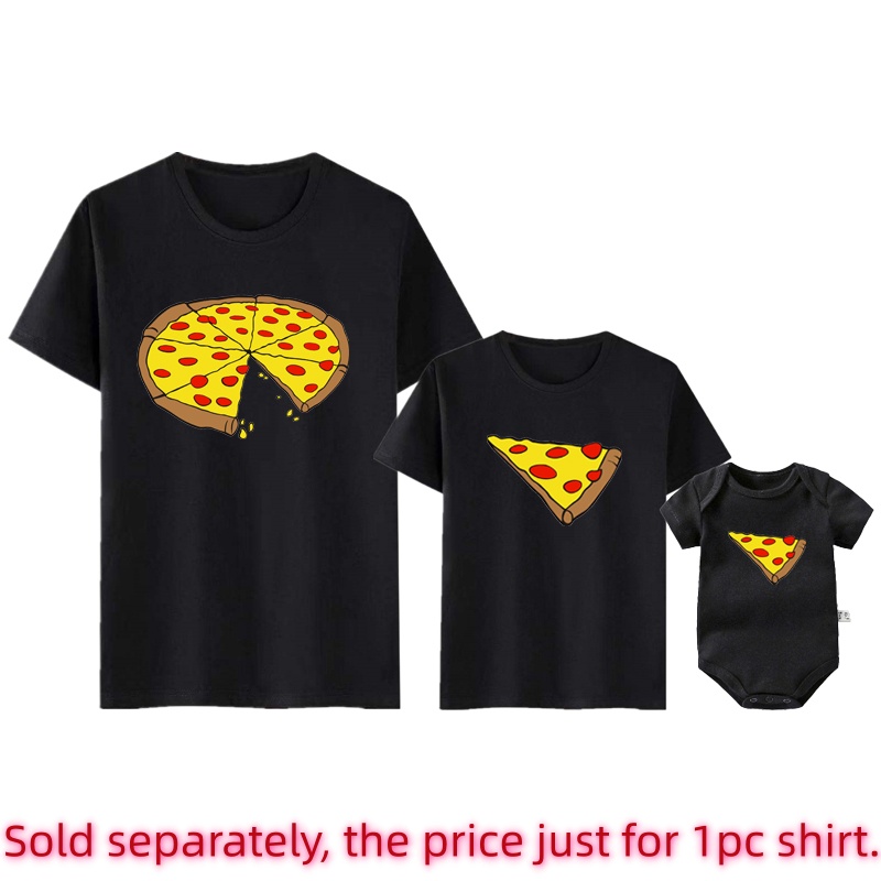 Funny Pizza Print Father Mothe - Baby Clothing Crochet review and price