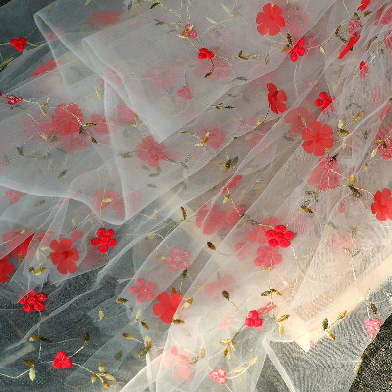 0.5m Embroidered Flower Mesh F - Baby Clothing Organic review and price
