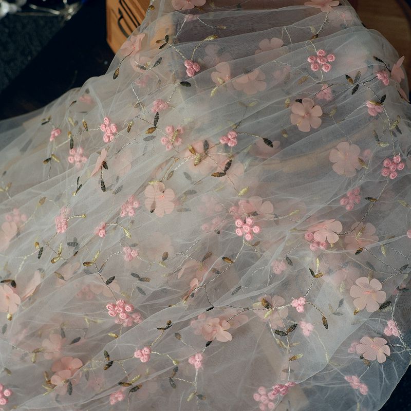 0.5m Embroidered Flower Mesh F - Baby Clothing Organic review and price