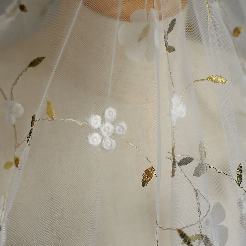 0.5m Embroidered Flower Mesh F - Baby Clothing Organic review and price