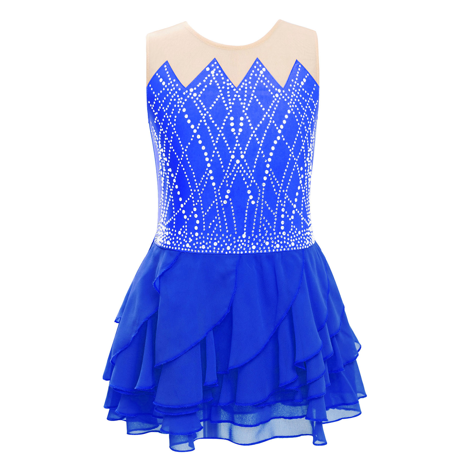 Girls Mesh Figure Skating Dres - Baby Clothing Size review and price