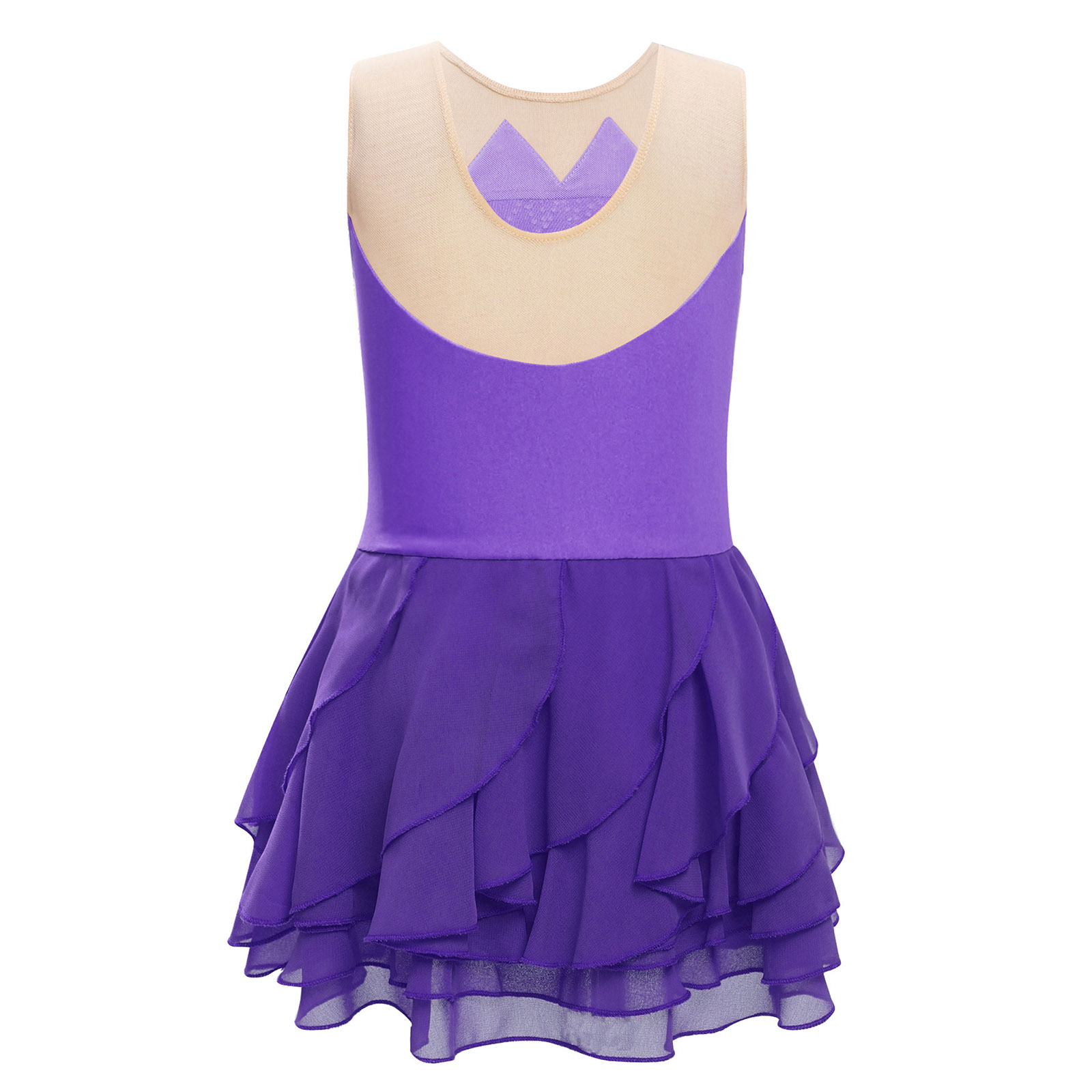Girls Mesh Figure Skating Dres - Baby Clothing Size review and price